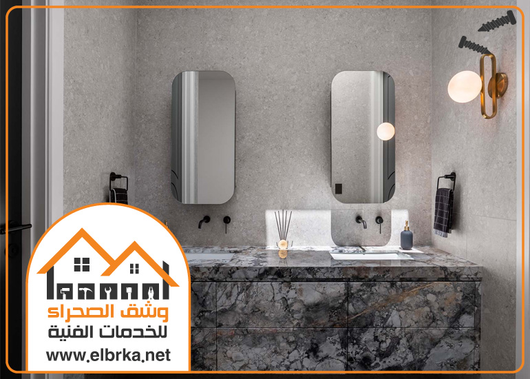 تركيب مغاسل رخام في العين