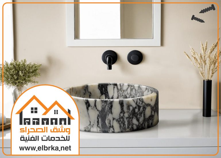 تركيب مغاسل رخام في العين